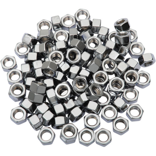 Drag Specialties Nut - Hex - 3/8"-24 - Chrome