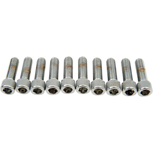 DRAG SPECIALTIES DS-190554 Drag Specialties Bolts - Socket-Head - Knurled - 3/8-16 X 1-1/4"
