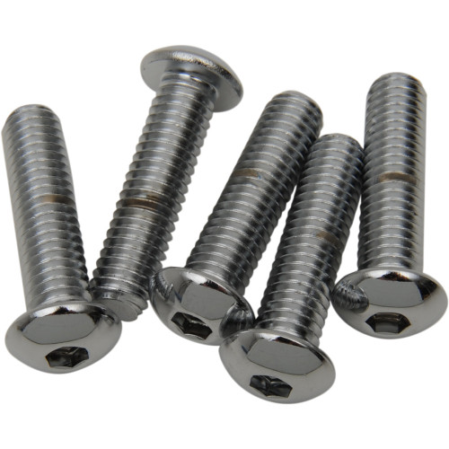 Drag Specialties Bolts - Button Head/Replacement - 3/8"-16 X 1-1/2" - 5 Pack