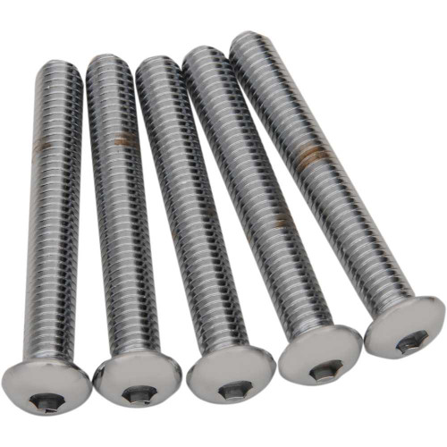 DRAG SPECIALTIES DS192333 Drag Specialties Bolts - Button Head/Replacement - 3/8"-16 X 2-3/4" - 5 Pack