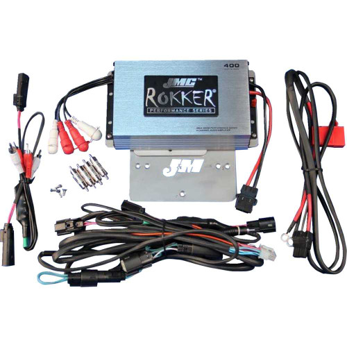 J & M JMA6400HR16UL 400 W 4-Channel Amplifier Kit -'16-'23 Fltru/Fltrk Jma6-400Hr16-Ul