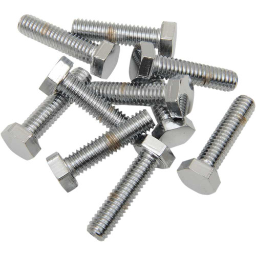DRAG SPECIALTIES DS-190614 Drag Specialties Bolts - Hex-Head - Chrome - 5/16"-18 X 1-1/4"