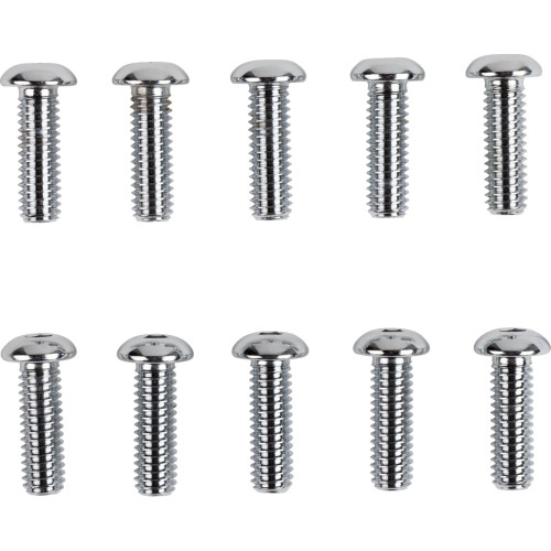 Drag Specialties Bolts - Button Head/Replacement - 5/16"-18 X 1" - 10 Pack
