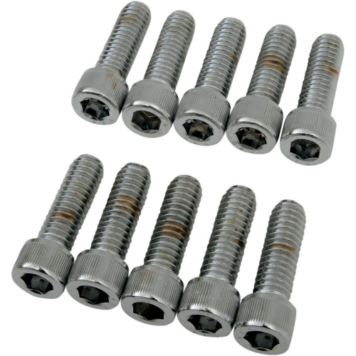 Drag Specialties Bolts - Socket-Head - Knurled - 5/16-18 X 1"