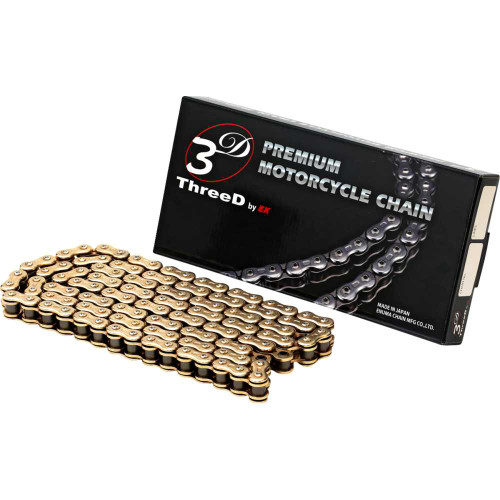 EK 530L3D120G 530 L3D - Drive Chain - 120 Links - Gold 530L3D-120G