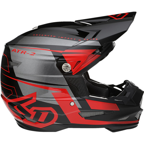 6D Helmets Atr-2 Helmet - Mach - Red/Gray/Black - 2Xl 12-3329
