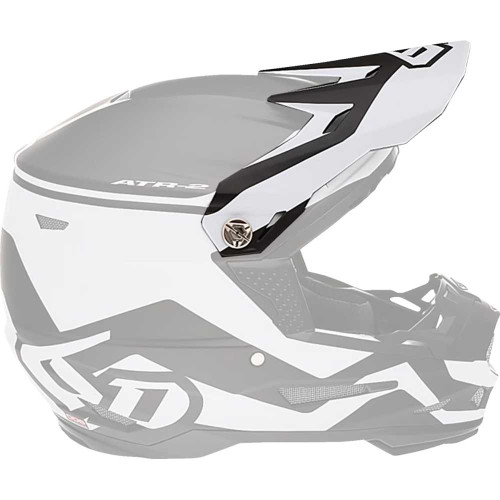 6D HELMETS 726095 6D Helmets Atr-2 Visor - Drive - White 72-6095