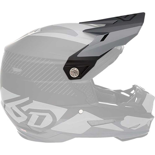6D HELMETS 726104 6D Helmets Atr-2 Visor - Fusion - Black 72-6104