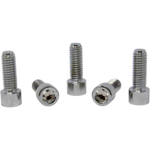 Drag Specialties Bolts - Socket-Head/Replacement - Smooth/Coarse Thread - 7/16"-14 X 1-1/4" - 5 Pack
