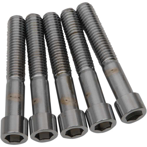 DRAG SPECIALTIES DS192306 Drag Specialties Bolts - Socket-Head/Replacement - Smooth/Coarse Thread - 7/16"-14 X 2-1/2" - 5 Pack