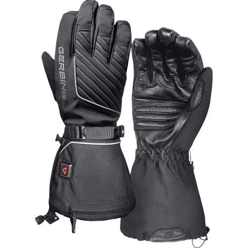 GERBING HEATED CLOTHING GERAFGV7VMXXL 7V Atlas Ultra-Flex Battery Heated Gloves - Black - 2Xl Ger-Afgv-7V-M-Xxl