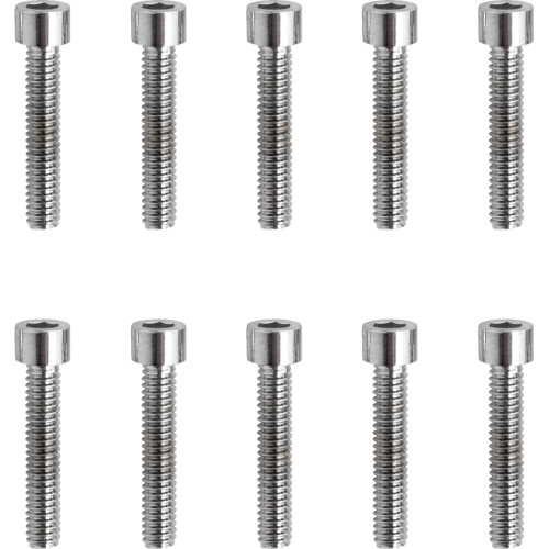 Drag Specialties Bolts - Socket-Head - Replacement - Smooth/Coarse Thread - #8-32 X 7/8" - 10 Pack