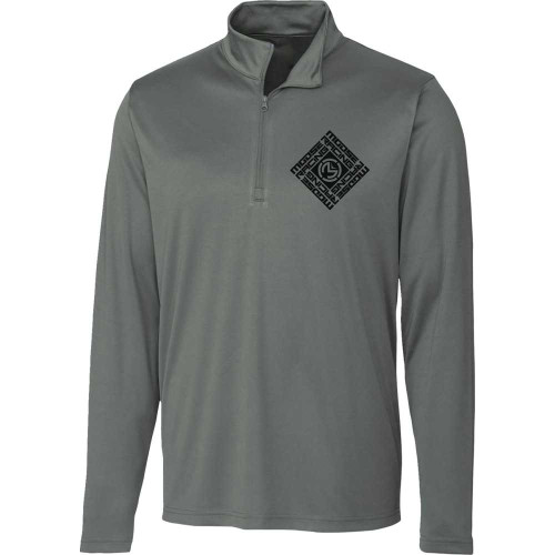 MOOSE OFFROAD 3050-6970 Moose Offroad Spin Sync Quarter Zip Pullover - Gray - Medium 3050-6970