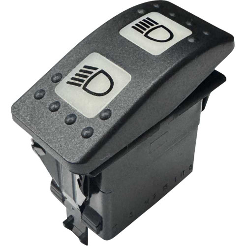 CUSTOM DYNAMICS CD-OR-SWITCH Custom Dynamics Non-Interrupting 3-Position Lighted Rocker Switch - Shark Demon® 2 Cd-Or-Switch
