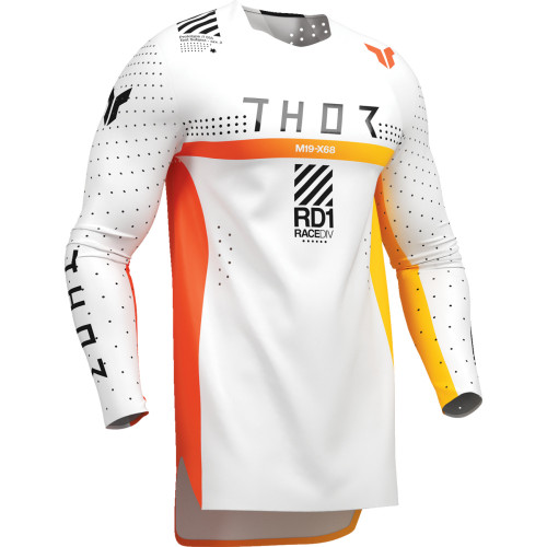 Thor Sportmode Synth Jersey - White - 2Xl