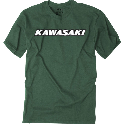 Factory Effex Kawasaki Vintage T-Shirt - Forest Green - Medium 28-87122
