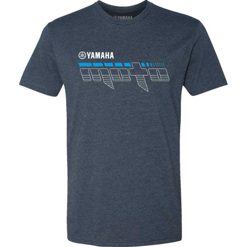 YAMAHA APPAREL LEM25S-M34-3X Yamaha Apparel Yamaha Racing Moto T-Shirt - Navy - 3Xl Lem25S-M34-3X