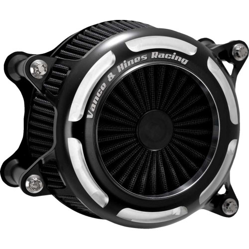 VANCE & HINES 41121 Vance & Hines V02 Onyx Air Intake Kit - Black Contrast 41121