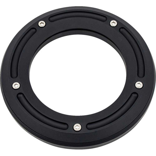 TRASK TM-0040MBK Trask Assault Derby Cover - Matte Black - Big Twin Tm-0040Mbk