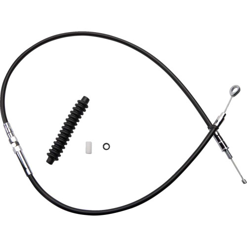 DRAG SPECIALTIES Drag Specialties High-Efficiency Black Vinyl Clutch Cable - 48"