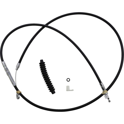 DRAG SPECIALTIES Drag Specialties High-Efficiency Black Vinyl Clutch Cable - 67"