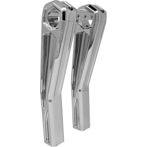 KODLIN USA KUS55134 Kodlin Usa Ascent Pro Risers - Pullback - 10" - Chrome Kus55134