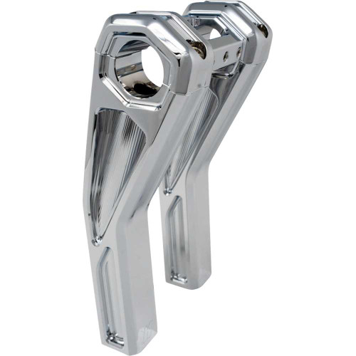 KODLIN USA KUS55136 Kodlin Usa Ascent Pro Risers - Pullback - 8" - Chrome Kus55136