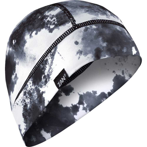 ZAN HEADGEAR WHCL153 Zan Headgear Arctech® Helmet Liner - Black And White - Tie Dye Whcl153