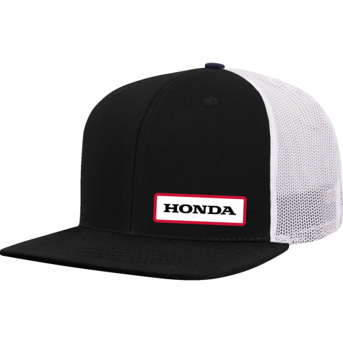 Honda Apparel Honda Wing Trucker Hat - Black/White Lem25-H48