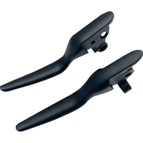 DRAG SPECIALTIES Drag Specialties Custom Lever Set - Lsr - Satin Black