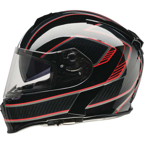Z1R Z1R Warrant Helmet - Amplify - Black/Red - Large