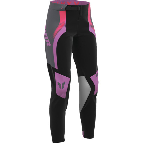 Thor Women'S Sportmode Velocity Pants - Black/Orchid - Us 1/2