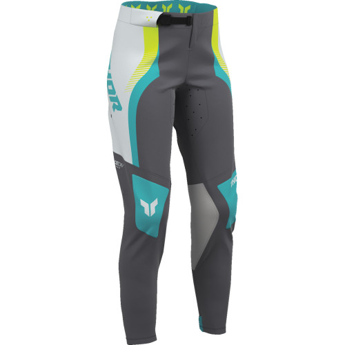 Thor Women'S Sportmode Velocity Pants - Gray/Aqua - Us 00/0 Thor Women'S Sportmode Velocity Pants - Gray/Aqua - Us 00/0