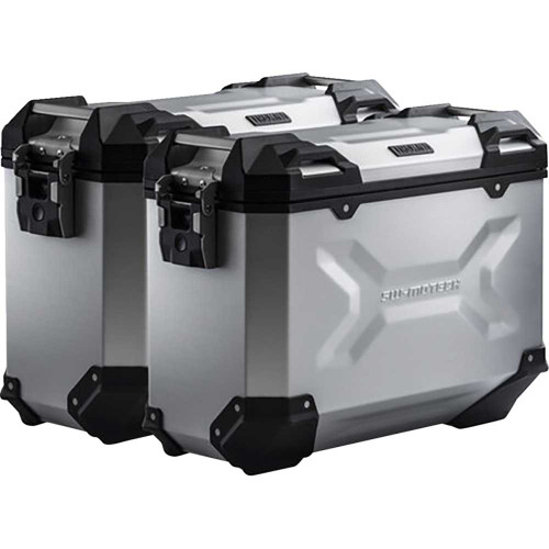 SW-MOTECH KFT.07.094.70000/S Sw-Motech Trax Adv Aluminum Case System - Silver - Bmw F 650 Gs/G 650 Gs '99-'15 Kft.07.094.70000/S