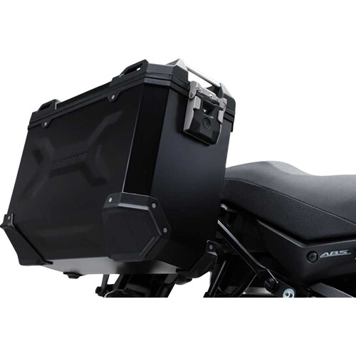 SW-MOTECH KFT.05.876.70001/B Sw-Motech Trax Adv Aluminum Case System - Black - Suzuki V-Strom 650 '16-'24 Kft.05.876.70001/B