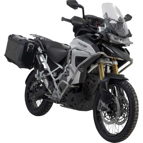 SW-MOTECH KFT.11.905.70102/B Sw-Motech Trax Adv Aluminum Case System - Black - Triumph Tiger Explorer1200 '22-'24 Kft.11.905.70102/B