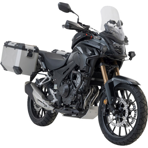 Sw-Motech Trax Adv Aluminum Case System - Silver - Honda Cb/Cbr/Nx 500 '13-'24 Kft.01.400.70101/S