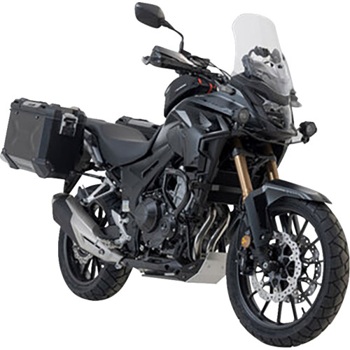 Sw-Motech Trax Adv Aluminum Case System - Black - Honda Cb/Cbr/Nx 500 '13-'24 Kft.01.400.70001/B