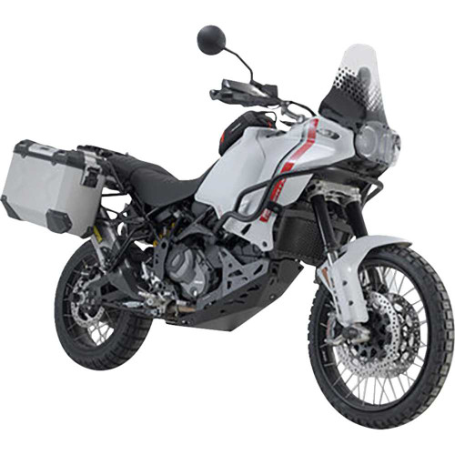 SW-MOTECH KFT.22.995.70100/S Sw-Motech Trax Adv Aluminum Case System - Silver - Ducati Desertx '22-'24 Kft.22.995.70100/S