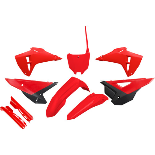 Ufo Restyled Body Kit - Oem Red/Black - Honda - Crf 250/450 R/Rx Hokit128F@999