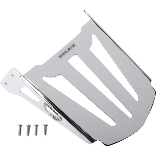 COBRA 023606 Cobra Sissy Bar Luggage Rack - Chrome - Laser-Cut 02-3606