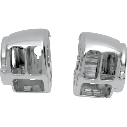 Drag Specialties Handlebar Switch Housing Kit - Left - Lower - Chrome