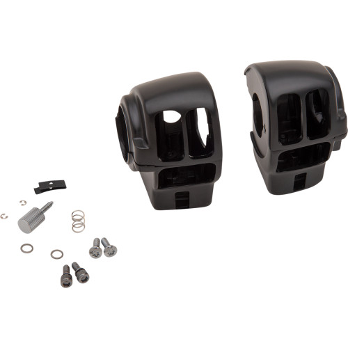 Drag Specialties Handlebar Switch Housing Kit - Radio - Matte Black