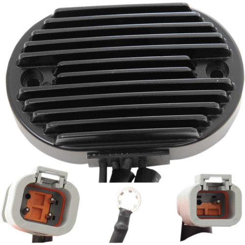 DRAG SPECIALTIES Drag Specialties Regulator - Black - '07 Fx/Flst