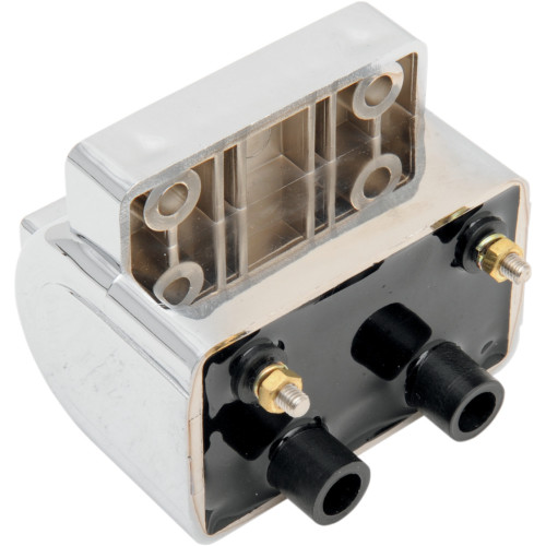 Drag Specialties Dual-Fire Ignition Coil - Chrome - Harley Davidson