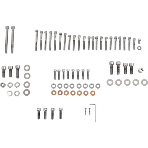DRAG SPECIALTIES Drag Specialties Bolt Kit - Complete Motor - Knurled/Socket-Head - '86-'90 Sportster