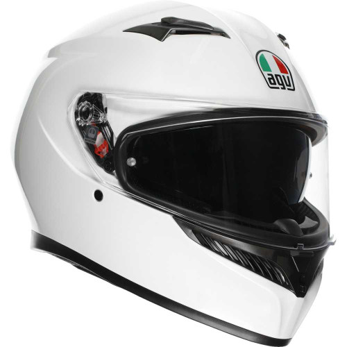 AGV 2118381004-022-XXL Agv K3 Helmet - Mono - White - 2Xl 2118381004-022-Xxl