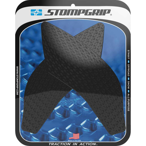 STOMPGRIP 55-14-0161B Stompgrip Traction Pad Tank Grips - Icon - Black - Honda 55-14-0161B