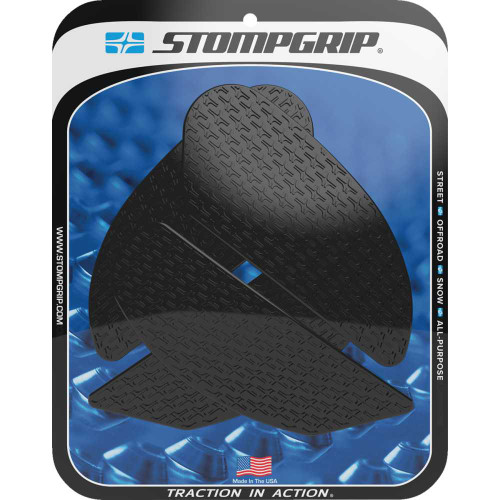STOMPGRIP 55-14-0150B Stompgrip Traction Pad Tank Grips - Icon - Black - Ninja H2 Sx 55-14-0150B