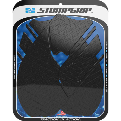 STOMPGRIP 55-14-0042B Stompgrip Traction Pad Tank Grips - Icon - Black - Ninja Zx-14 55-14-0042B